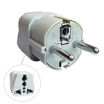 CIRCUIT TEST WA-9 TRAVEL ADAPTER 3 CONDUCTOR PLUG TO 3 PIN  EUROPEAN PLUG, AC VOLTAGE