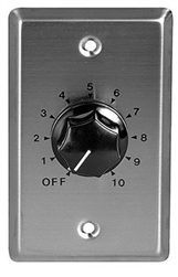 SPECO 70V 20W WALL MOUNT VOLUME CONTROL WAT20               STAINLESS WALL PLATE INCLUDED