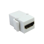 PHANTOM CABLES WP-IN-HDMI3 HDMI FEMALE/FEMALE KEYSTONE WALL PLATE INSERT, WHITE, 4K/60HZ 18GBPS 4:4:4