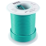 NTE 18AWG GREEN TEFLON HOOKUP WIRE (25 FEET) WT18-05-25     200C/600V SILVER PLATED COPPER/SPC