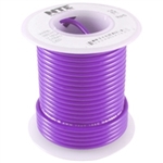 NTE 20AWG VIOLET TEFLON HOOKUP WIRE (25 FEET) WT20-07-25    200C/600V SILVER PLATED COPPER/SPC