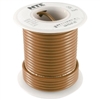 NTE 24AWG BROWN TEFLON HOOKUP WIRE (25 FEET) WT24-01-25     200C/600V SILVER PLATED COPPER/SPC