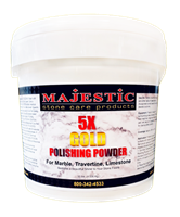 Majestic 5X Gold Polishing Powder for Marble, Travertine, Limestone 5 Extra