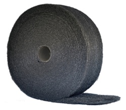 <!010>5lb Rolls Grade 0 Steel Wool Floor Pads - #0 grade