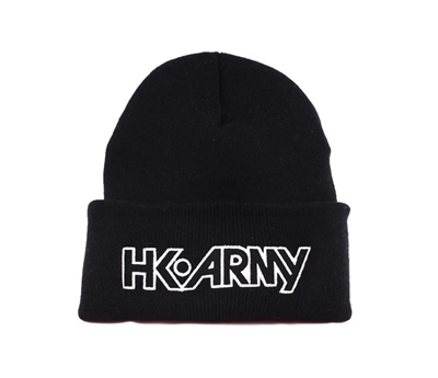 HK Army Typeface Beanie - Black