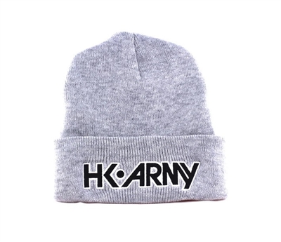 HK Army Typeface Beanie - Grey