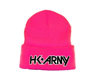 HK Army Typeface Beanie - Pink