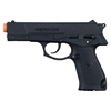 A Tippmann Brigade Menace .50 caliber paintball pistol made by GI Sportz. The pistol is black.