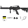 A solid black Tippmann Cronus Tactical .68 caliber paintball marker.