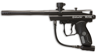 Kingman Spyder Victor Paintball Gun - Black