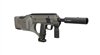 An Empire DFender Elite electronic paintball marker. The marker is in Empire's tan / Xanadu colorway.