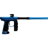 An Empire Mini GS Electronic paintball marker in the dust blue and black colorway.