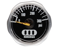 A factory replacement regulator gauge for Empire Mini paintball markers.