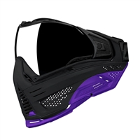 A purple soft ear chin extension for PUSH Unite goggle systems. Available at Hogan's Alley Paintball.