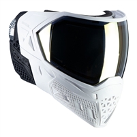 Empire EVS Paintball Mask with Clear and Gold Lens - White
