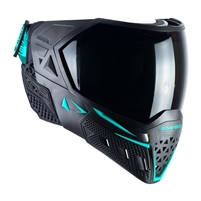 Empire EVS Paintball Mask with Clear and Ninja Lens - Black & Aqua