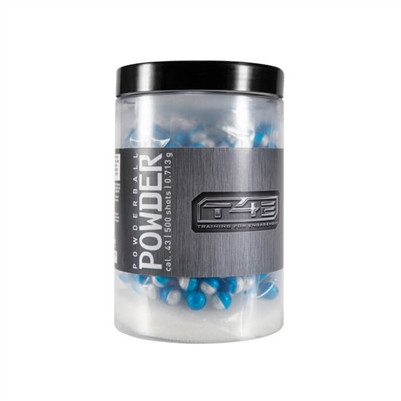 T4E Powder Ball .43 Cal - Blue & White - 500ct Jar