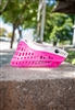 A JT Proflex bottom / skirt in the SE Breast Cancer Awareness colorway. The bottom has a light pink nose with a hot pink skirt.