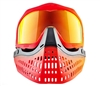 A JT Proflex paintball mask in the limited edition Tequila Sunrise Edition colorway.