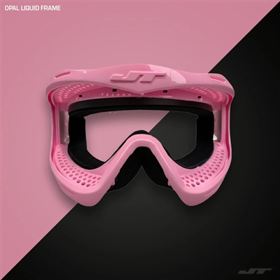 A liquid opal lens frame for JT Profelx and Spectra series paintball masks.