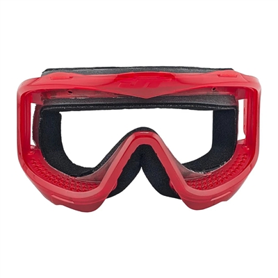 An ice ruby lens frame for JT Profelx and Spectra series paintball masks.