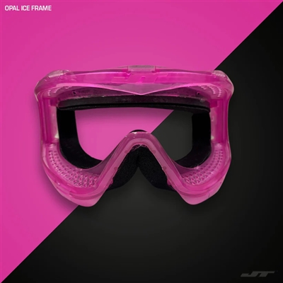 An ice opal lens frame for JT Profelx and Spectra series paintball masks.