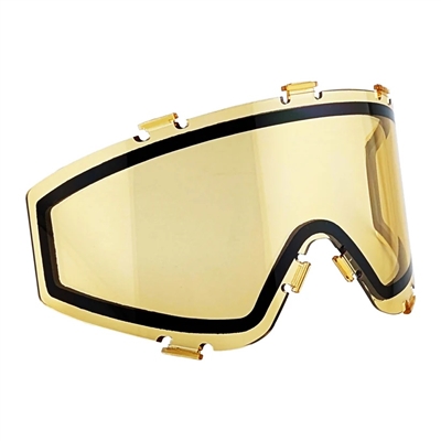 A Hi-Viz Hunter thermal lens for JT Spectra / Proflex paintball masks.