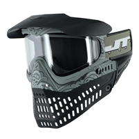 Limited Edition JT Proflex Paintball mask with Clear and Smoke Thermal Lenses - Grey Bandana