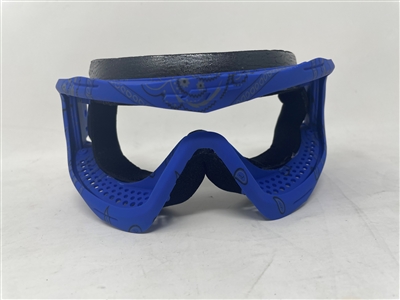 A Limited Edition lens frame for JT Spectra and ProFlex paintball goggles, pictured here in the Blue Bandana colorway. Available at the lowest prices at Hogan's Alley Paintball.