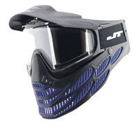 The return of a classic: The JT Spectra Flex 8 is once again available in black and blue. These Flex 8 goggles are compatible with all Spectra 260 series lenses, include a removable visor, and ship with a clear thermal lens.