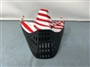 A JT Proflex bottom / skirt. These bottoms feature Team USA's 'Patriotic Stripes' pattern on their nose piece and feature a standard black face mask.