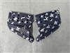 A set of JT Proflex Ears. The ears are blue with silver stars.
