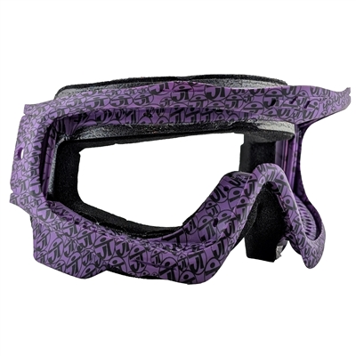 A limited edition lens frame for JT Spectra and Proflex paintball masks. The frame is black and has the JT Banana logo printed over it in lime green.
