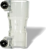 Spyder Vertical Elbow With Screws - Clear