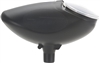 A black JT 200rd gravity feed loader for .68 caliber paintball markers.