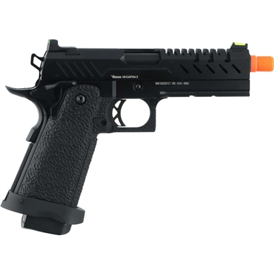 Vorsk Hi-Capa 4.3 Metal Gas Blowback Airsoft Pistol - Black