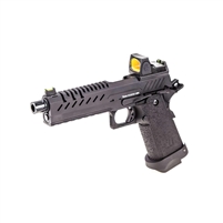 Vorsk Hi-Capa 5.1 Metal Gas Blowback Airsoft Pistol with BDS - Black