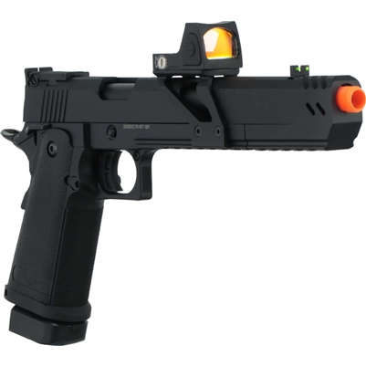 Raven Hi-Capa Dragon 7 Gas Blowback Airsoft Pistol with BDS - Black