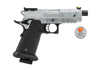 Vorsk CS Hi-Capa Vengeance Compact Airsoft Pistol - Black / Silver