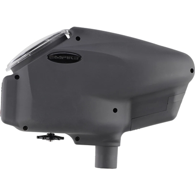 The Empire Halo Too electronic paintball loader is now available in grey at Hogan's Alley Paintball.