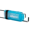 A Dye Flex barrel cover for paintball marker barrels. The cover is translucent blue.