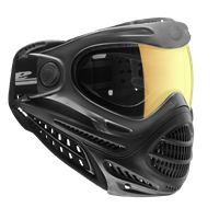 Dye Axis Pro Paintball Mask / Goggle - Black with Bronze Fade Lens