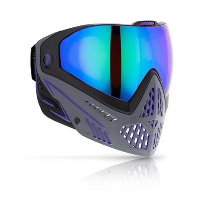 A Dye i5 paintball mask in the Raiseup colorway.