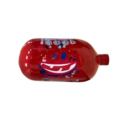 JT Ultra 80/4500 Carbon Fiber HPA Tank - 4th of July Edition - Red