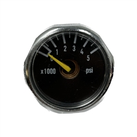 A standard pressure gauge for your air tank's regulator. Pressure readout to 5000 PSI.