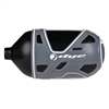 A Dye Flex series tank cover for carbon fiber HPA tanks. The cover is translucent smoke.