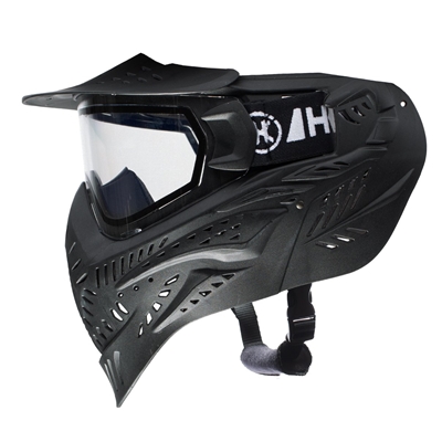 A black HK Army HSTL Goggle for paintball and airsoft.