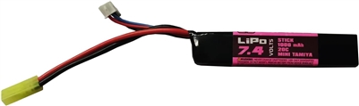 Air Raid Airsoft 7.4V 1000mAh 20C LiPo Stick Battery