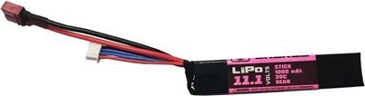 Air Raid Airsoft 7.4V 1200mAh 20C LiPo Stick Battery