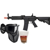 The Tippmann Tactical BT M4 Airsoft Battle Package includes everything new airsoft players need to get started. The package includes a Tippmann BT M4 CQB airsoft rifle, a JT Delta airsoft mask, a 5000ct bag of .20g airsoft bbs, a battery, and a charger.